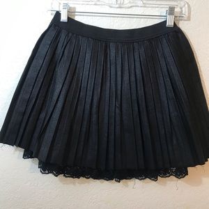 Hem & Thread mini skater pleated Skirt SZ S